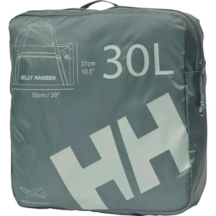Helly Hansen Duffel Bag 2, Reisetasche 50 cm, grün, 100% Polyester, kompakte Größe 50 cm x 27 cm x 28 cm – Bild 3
