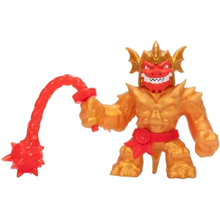 Heroes of Goo Jit Zu Stretch Strikers Deluxe Hero Pack Blazagon, Dehnbare Actionfigur mit Goo-Waffe und über 20 Kampfgeräuschen