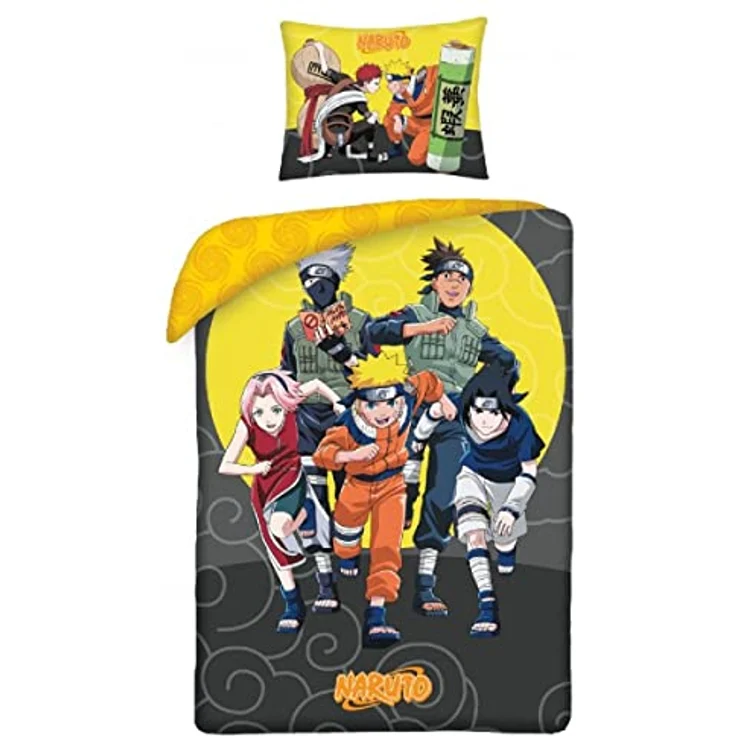 Halantex Naruto - Bettwäsche - 140 x 200 cm + 70 x 90 cm