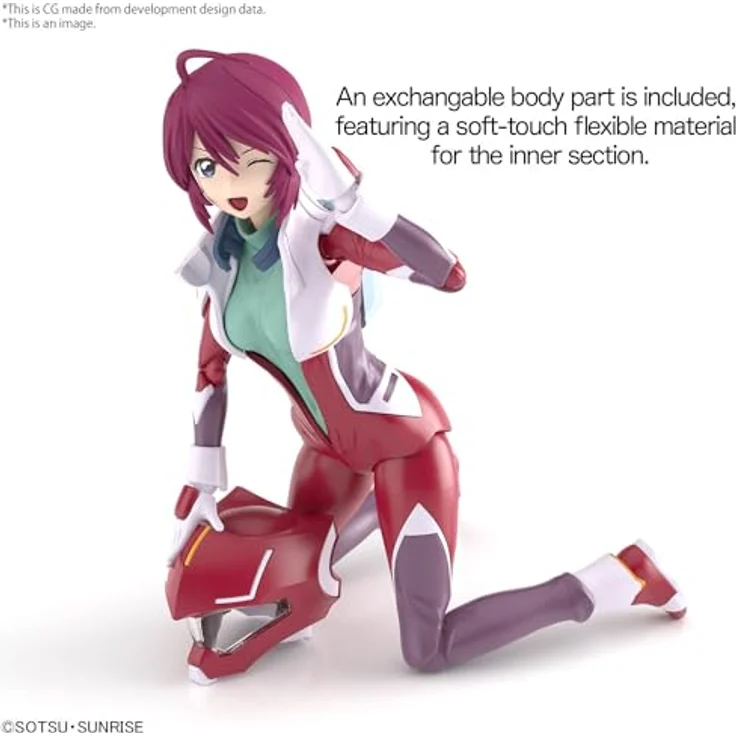 Bandai GUNDAM - Figure-rise Lunamaria Hawke - Detailgetreuer Model Kit Bausatz für Modellbau-Enthusiasten – Bild 7