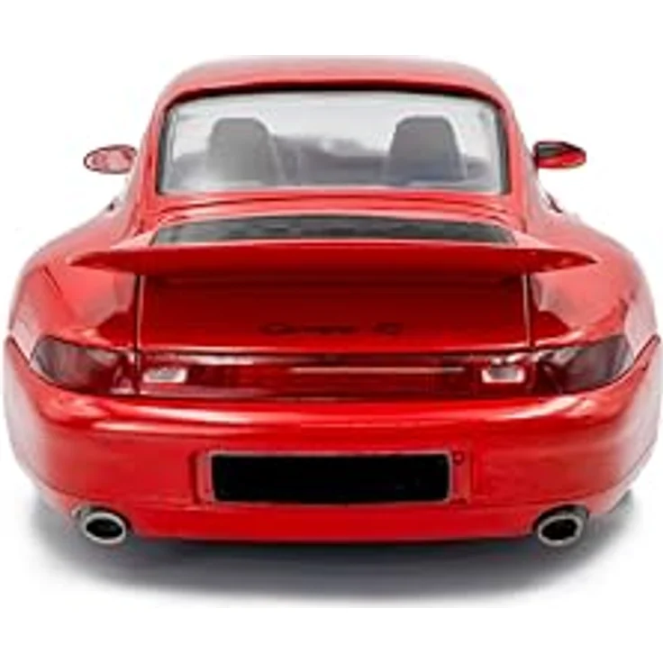 Solido 1:18 Porsche 911 (993) Carrera RS, Miniaturauto in Indischrot, Modellfahrzeug von 1997 – Bild 4