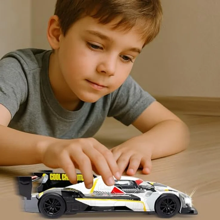 Grau BMW M Hybrid V8 Diecast Modellauto 1:24 inkl. Knopfzellen, grau – Bild 2