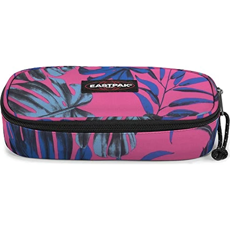 Eastpak Oval Single Federmäppchen, 100% veganes Polyester mit Stifteschlaufen, schwarz – Bild 1