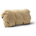 Fellhof® Kinderwagen Handwärmer Winterberg, 100% Merino-Lammfell, wind- und wasserabweisend, reflektierende Streifen, Universalgröße, beige