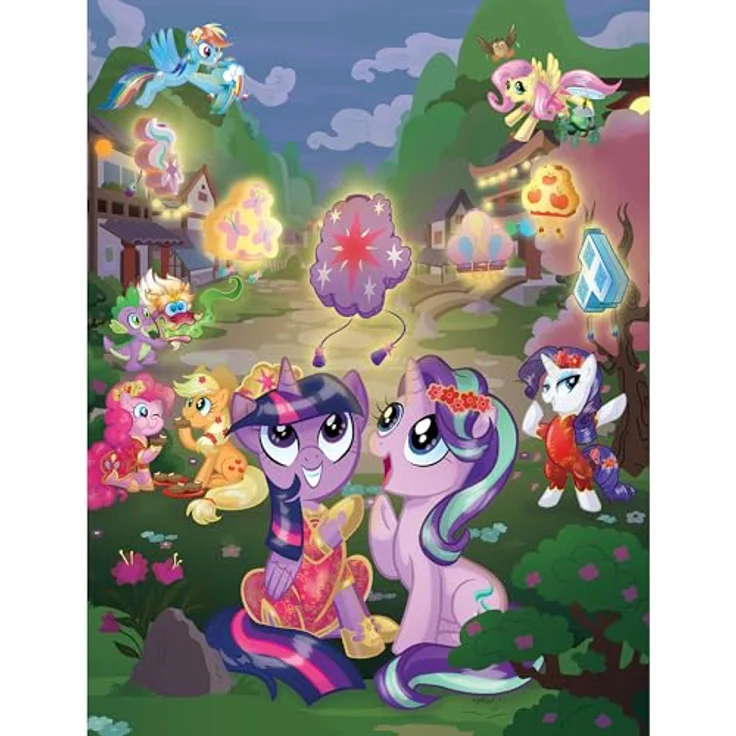 Renegade Mein kleines Pony Tile Placement Game Festival of Lanterns, Brettspiel für 1-4 Spieler, englische Version, ca. 30 Minuten Spielzeit – Bild 9