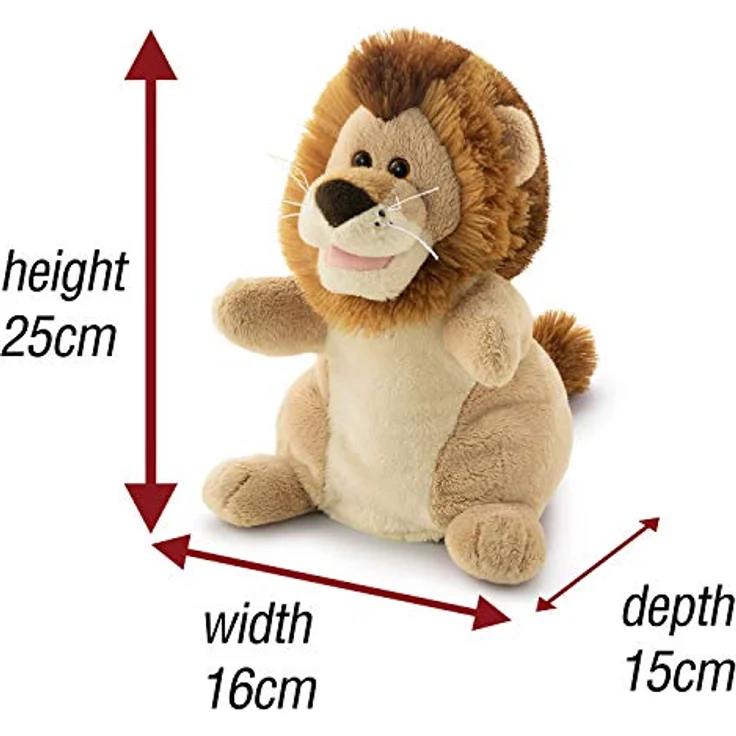 John Adams Trudi, Lion Puppet: Plush Lion Puppet, Christmas, Baby Shower, Birthday or Christening Gift for Kids, Plush Toys, Suitable from Birth – Bild 2