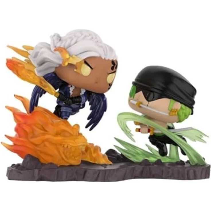 Funko POP! Moment One Piece Roronoa Zoro vs. King Exclusive, Sammelfigur im detailreichen Design – Bild 1