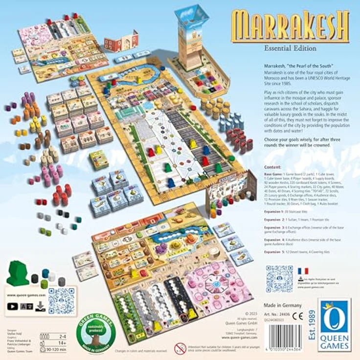 Queen Games Marrakesh Essential EN, Brettspiel mit strategischen Elementen – Bild 3