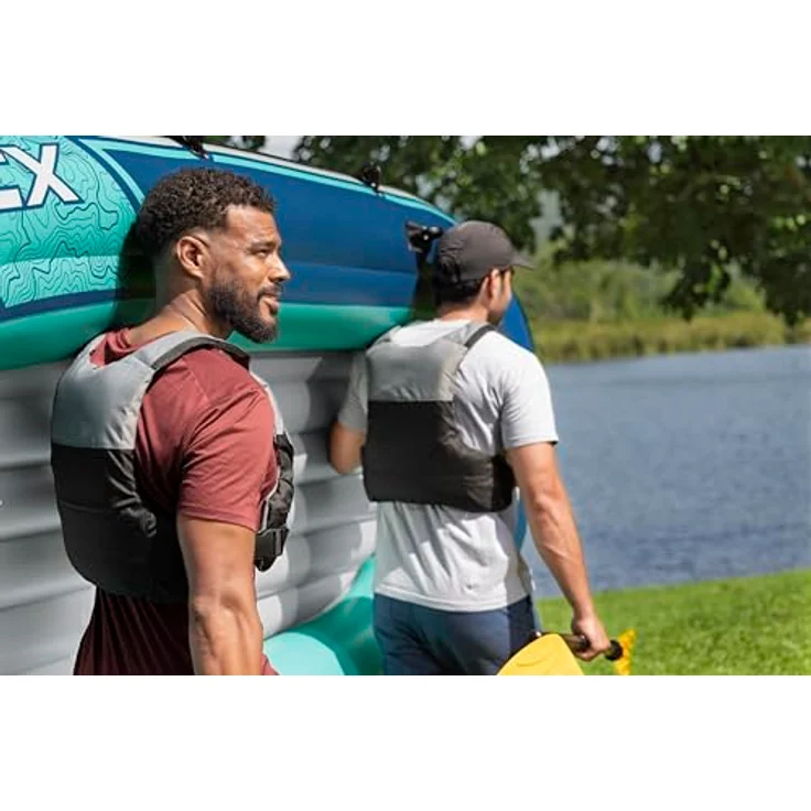 Bestway Hydro Force Trek X3, Schlauchboot (294 cm) für 3 Erwachsene, 360 kg Tragfähigkeit, strapazierfähiges Inflata-Shield-Material, stabiler aufblasbarer Boden – Bild 8