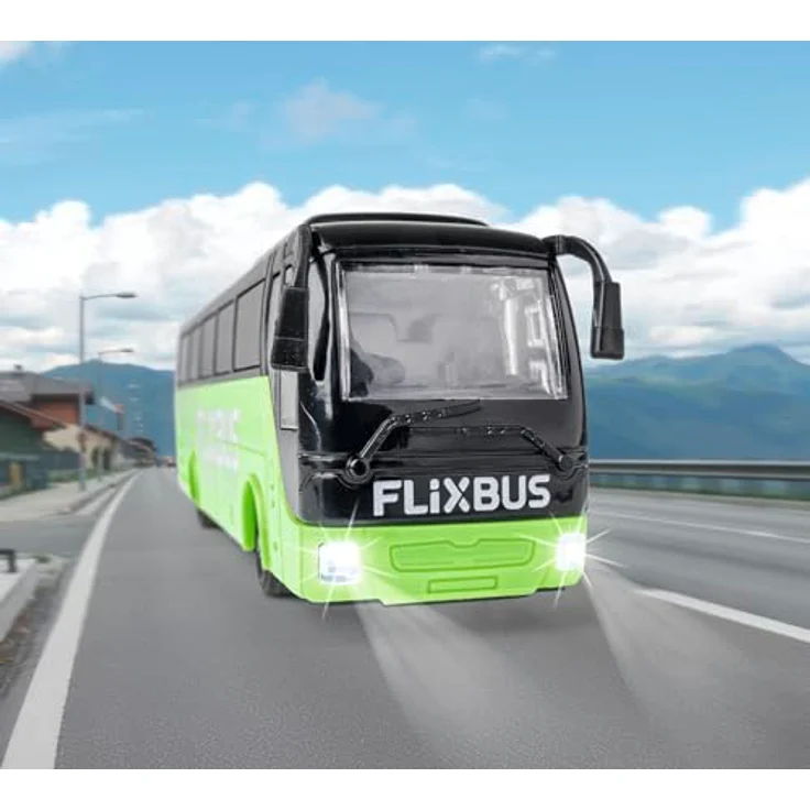 Carson 1:64 Flixbus RC, ferngesteuertes Spielzeugauto mit LED-Beleuchtung, 80 Min. Fahrzeit, 2.4GHz, für Kinder ab 3 Jahren – Bild 5