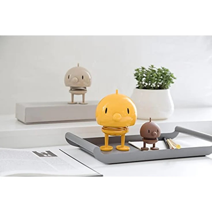 Hoptimist - Skandinavisches Design - Classic Large Bumble - Höhe: 13.5 cm - Gelb - Deko - Geschenkidee – Bild 2