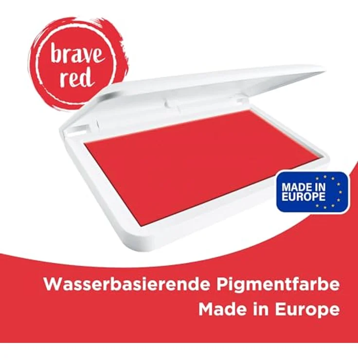 COLOP Stempel Make 1, 10,1 cm x 7,5 cm, Stempelfläche ca. 9,0 x 5,3 cm, auf Wasserbasis, blau – Bild 3