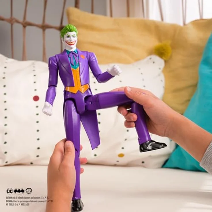 Spin Master Batman: Action Figure - The Joker, 30 cm mit 11 Gelenkpunkten und authentischem Comic-Styling – Bild 3