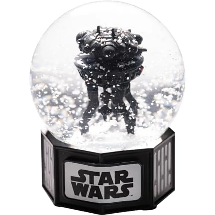 Grupo Erik Schneekugel Star Wars, nostalgisches Sammlerstück mit detailliertem Design und glitzerndem Schnee-Effekt