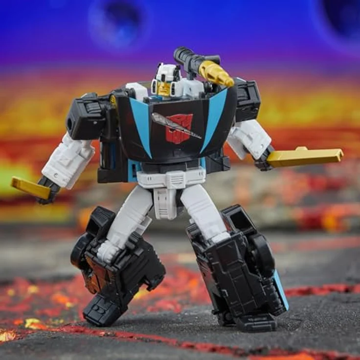 Transformers Legacy Deluxe-Klasse Armada Universe Wheeljack, 14 cm Action-Figur, wandelbar in Sportwagen, mit Zubehör und beweglichen Gelenken – Bild 5
