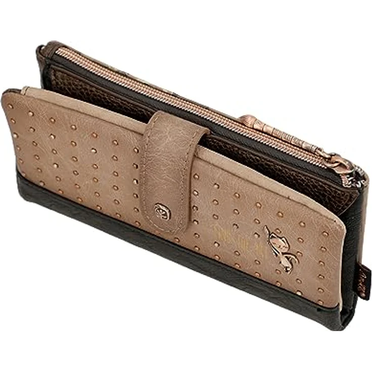 Anekke Geldbörse Shōen Set, 2-tlg. mit RFID-Blocker Schutz, Multicolor (braun/beige/schwarz) – Bild 5