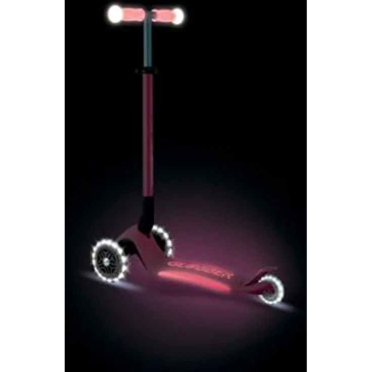 Globber Elite Glow Lights, 3-rädriger Scooter für Kinder, höhenverstellbar, Glow-in-the-Dark, klappbar, max. 50 kg – Bild 9