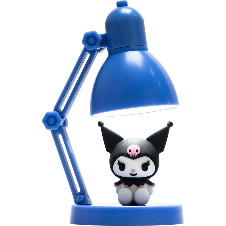 BlueSkyStudios Sanrio Schreibtischlampe Kuromi, lila mit buntem Design und Energieklasse A