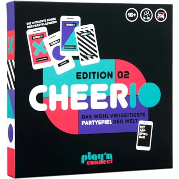 Playnconnect GmbH Cheerio Partyspiel Adult, Kartenspiel für Erwachsene – Bild 3