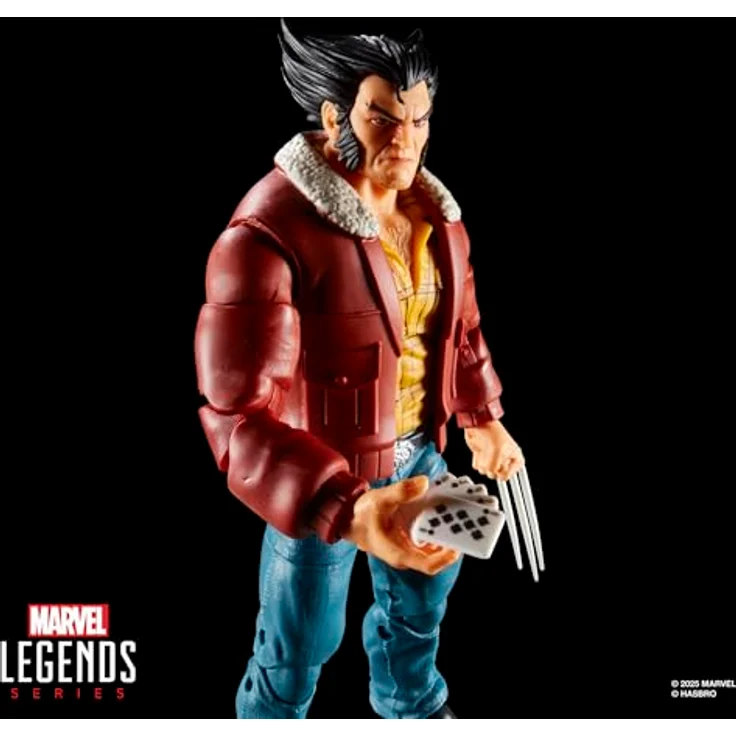 Hasbro Marvel Xmen Legends ENT 6, Logan Sammelfigur aus X-Men '97 mit 3 Accessoires, 15 cm, beweglich – Bild 3