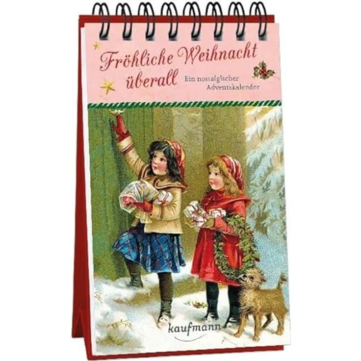 Kaufmann Fröhliche Weihnacht überall, nostalgischer Adventskalender mit weihnachtlichen Illustrationen und Geschichten – Bild 1