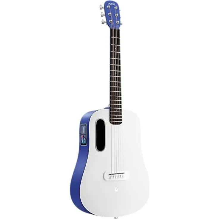 Lava Music ME Play 36 Zoll, Elektro-Akustik-Gitarre mit HPL-Korpus, FreeBoost-Technologie und Touchscreen-Display, Deep Blue