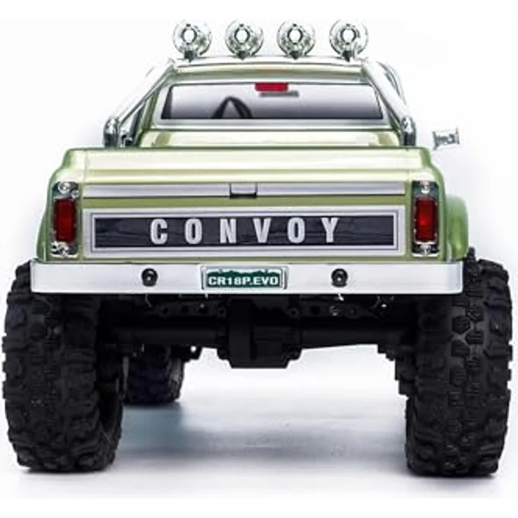 HOBBYPLUS CR18P EVO 2 Rock RC Crawler, 1/18, Zwei-Gang-Antrieb, Vollmetallgetriebe, gebrauchsfertig, markantes Convoy-Design – Bild 5