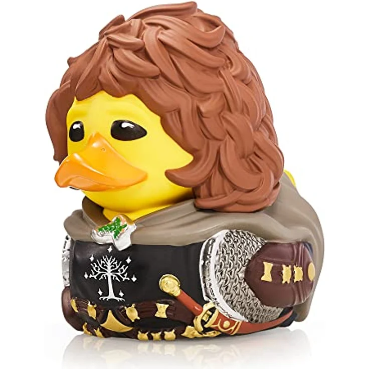 TUBBZ Box-Ausgabe Peregrin Tuk, Sammler-Vinyl-Gummiente Figur - Offizielles Der Herr der Ringe Merchandise, 9 cm groß, detailgetreu gefertigt – Bild 1