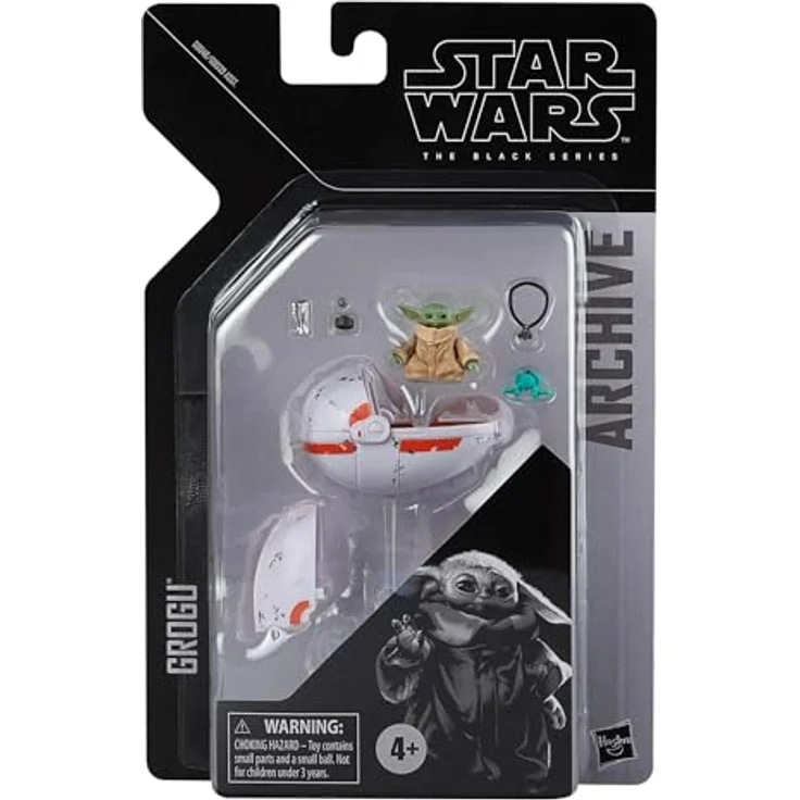 Star Wars Black Series Archive Collection, Grogu Actionfigur mit Kinderwagen und Zubehör, 15,2 cm – Bild 3