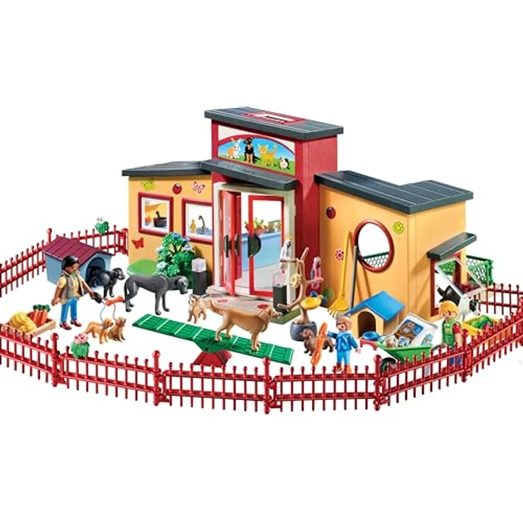 Playmobil® Konstruktions-Spielset Tierhotel 'Pfötchen' (71599), My Life, 50 Jahre, (159 St), Made in Europe - Preisvergleich – Bild 6