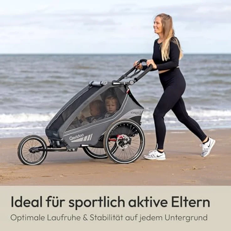 Qeridoo 14" Joggerrad für Zweisitzer ab 2020 – Bild 4