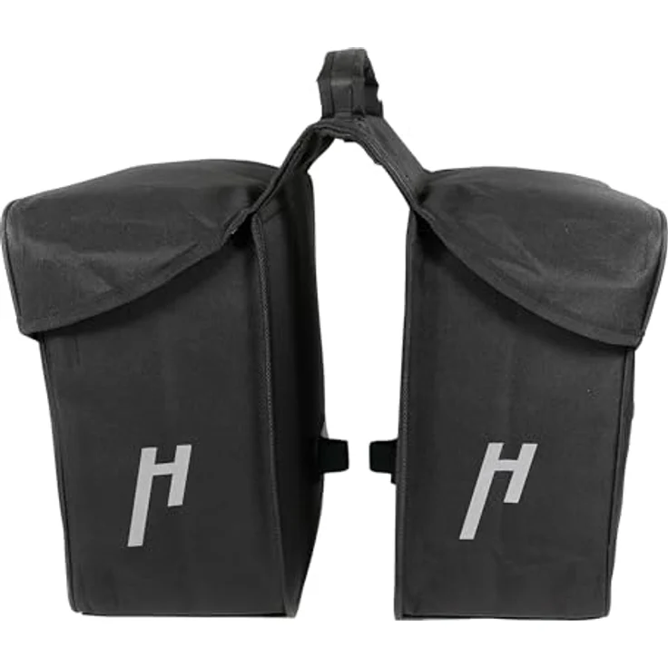 Haberland Basic Doppelpacktasche, Hohe Qualität, Optimale Passform, Langlebigkeit, Vielseitigkeit, Schwarz, 31x31x16 cm – Bild 4