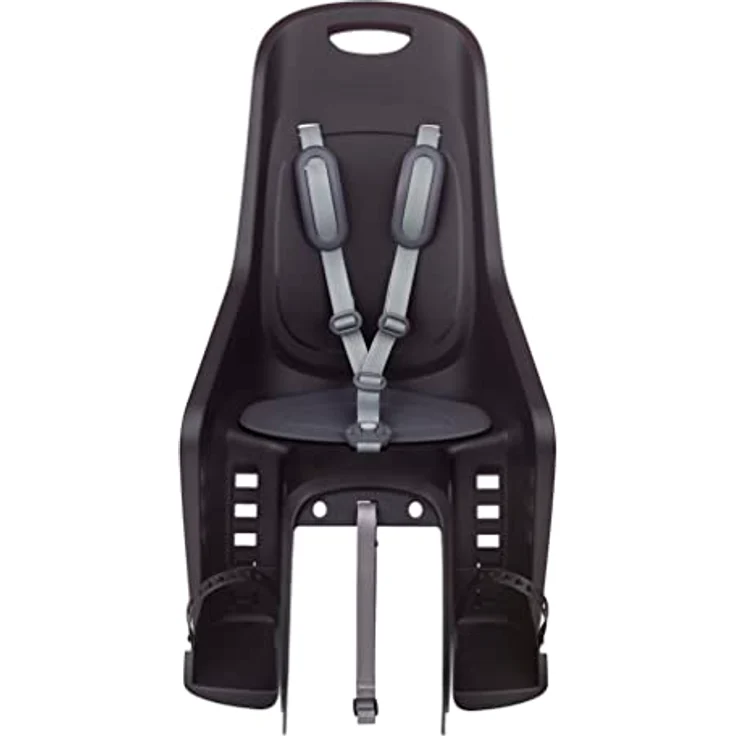 Polisport Bubbly Maxi Plus MIK HD, Velokindersitz für Gepäckträger bis 22 kg, mit 3-Punkt Sicherheitsgurt und verstellbaren Fußstützen, wasserabweisend, UV-beständig – Bild 2