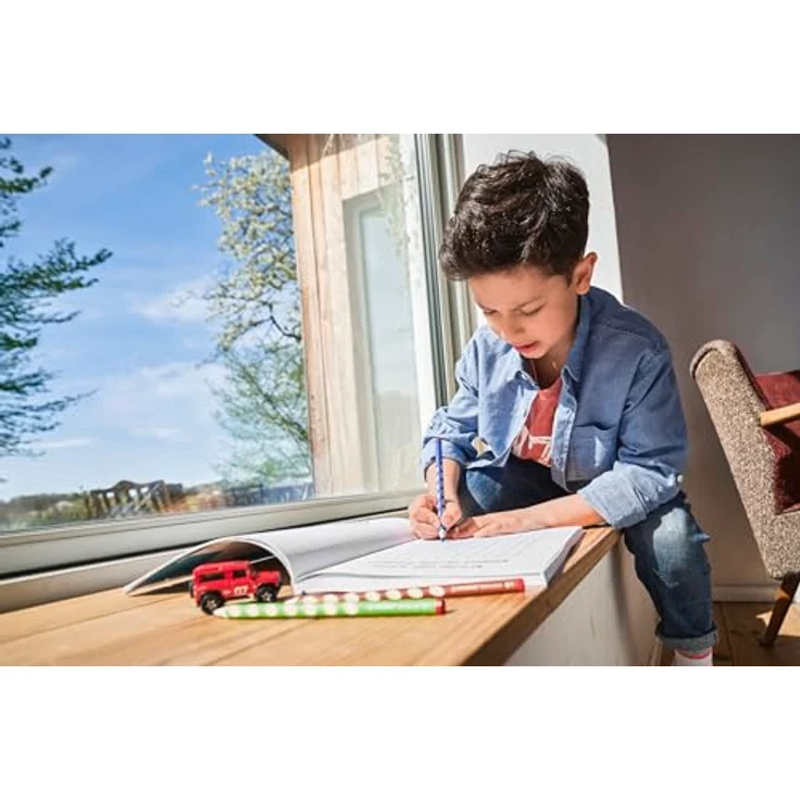 Ergonomischer Buntstift für Rechtshänder - STABILO EASYcolors - 24er Pack - mit 24 verschiedenen Farben – Bild 5