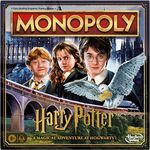 Hasbro Gaming Monopoly Harry-Potter-Edition, Brettspiel für 2-6 Spieler, mit goldenen Spielsteinen und Eulenpostkarten, ab 8 Jahren