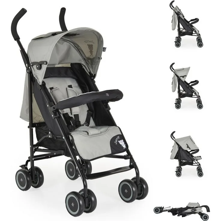 Moni Kinder-Buggy Kinderwagen Jerry, schwenkbare Vorderräder, EVA-Räder, blau