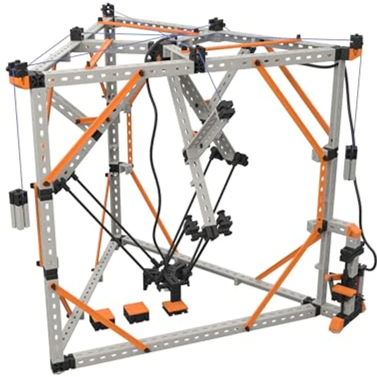 fischertechnik Universal Ultimate Bausatz, 330 Teile für 4 Modelle ab 10 Jahren, kinematische Geschicklichkeitsspiele – Bild 2
