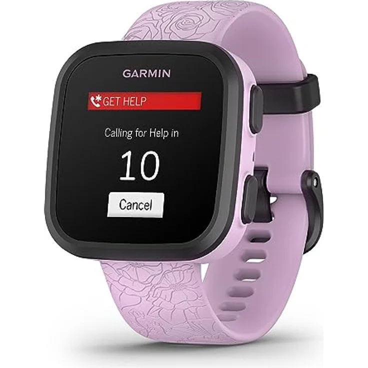 Garmin Bounce Flieder/ Schwarz Smartwatch – Bild 6
