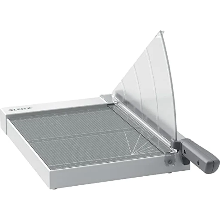 LEITZ Hebelschneider Precision A4, leichter Papierschneider mit rostfreier Stahlklinge für bis zu 10 Blatt