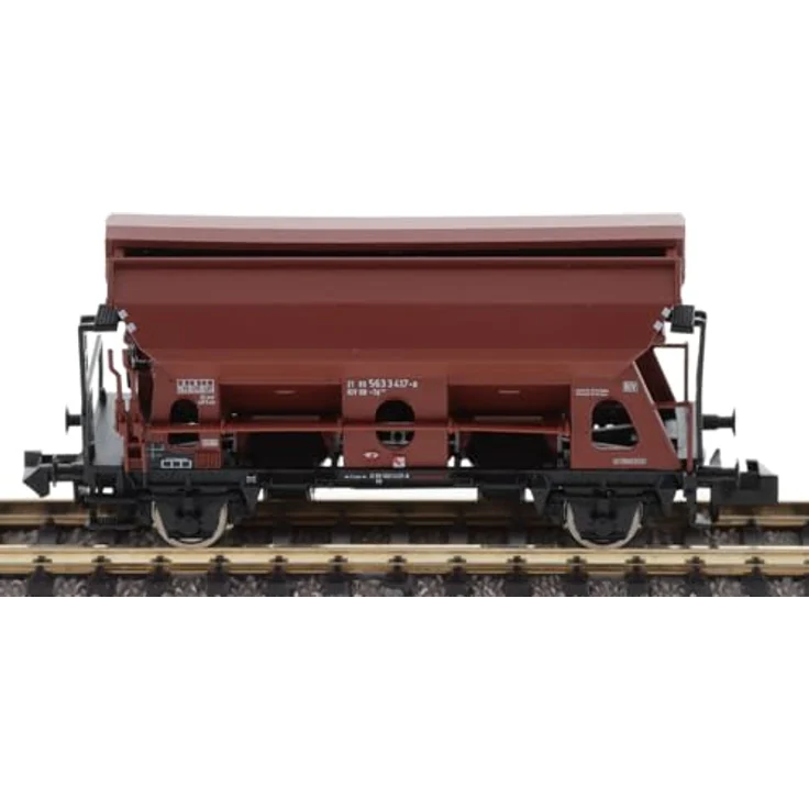 Fleischmann 6660044 N 4er-Set Güterwagen der DB, Modelleisenbahn-Wagen mit verschiedenen Güterwagen-Typen – Bild 3