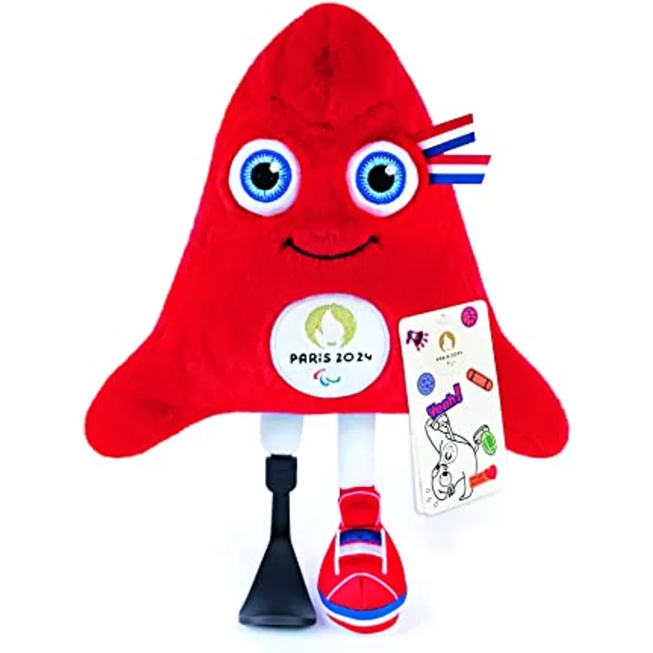 Unbekannt Doudou et Compagnie JO2500 Phryge, Bonnet phrygien Maskottchen para, 28 cm, Beutel, rot, 28