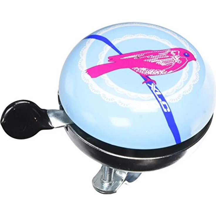 XLC Kinder Fahrradglocke Mingun DD-M14 Durchmesser 66 mm, Birds, 6.6 x 6.6 x 4 cm