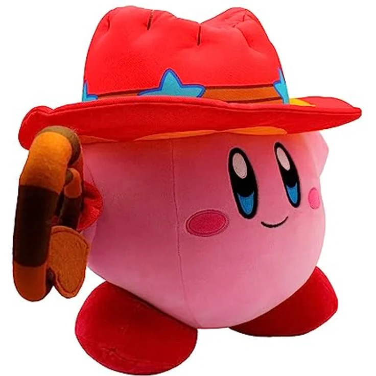 Just Toys LLC Kirby Cowboy/Whip Mega-Plush, 32 cm, aus weichem Polyester, Original Kirby Lizenzartikel – Bild 5