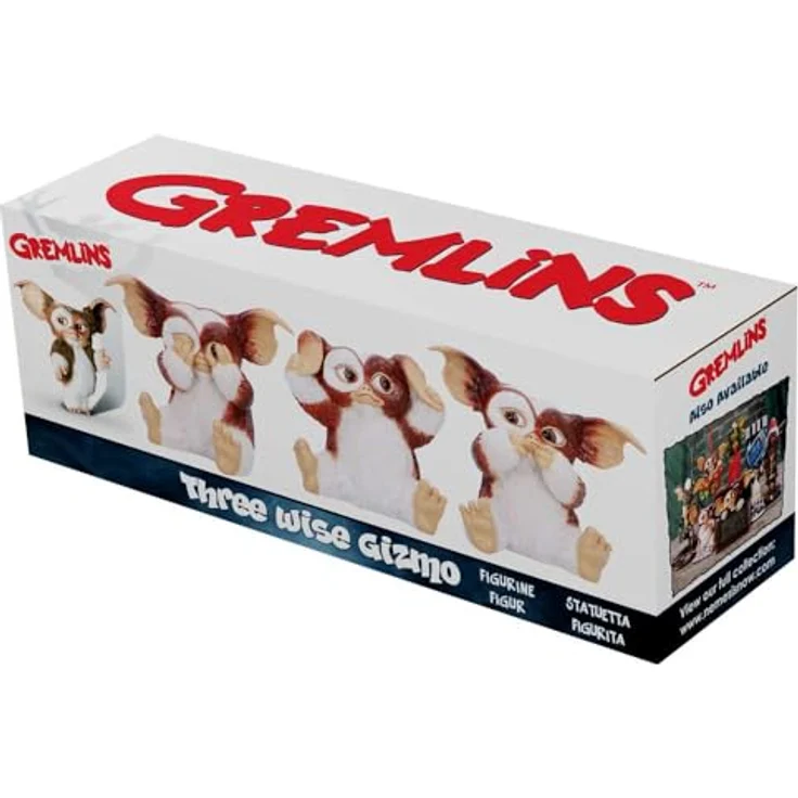 Nemesis Now Gremlins Three Wise Gizmo, 3er-Pack Sammelfiguren, 8 cm, detailgetreue Resin-Figuren mit nostalgischem Charme – Bild 7