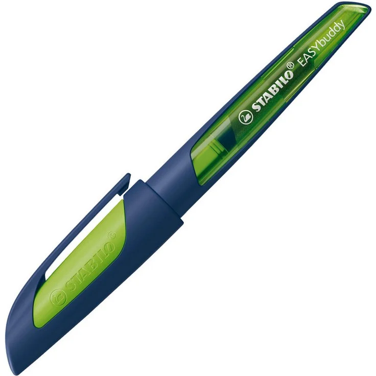 STABILO Füller EASYbuddy ergonomischer Schulfüller - Feder L - Linkshänder - stahlblau – Bild 1