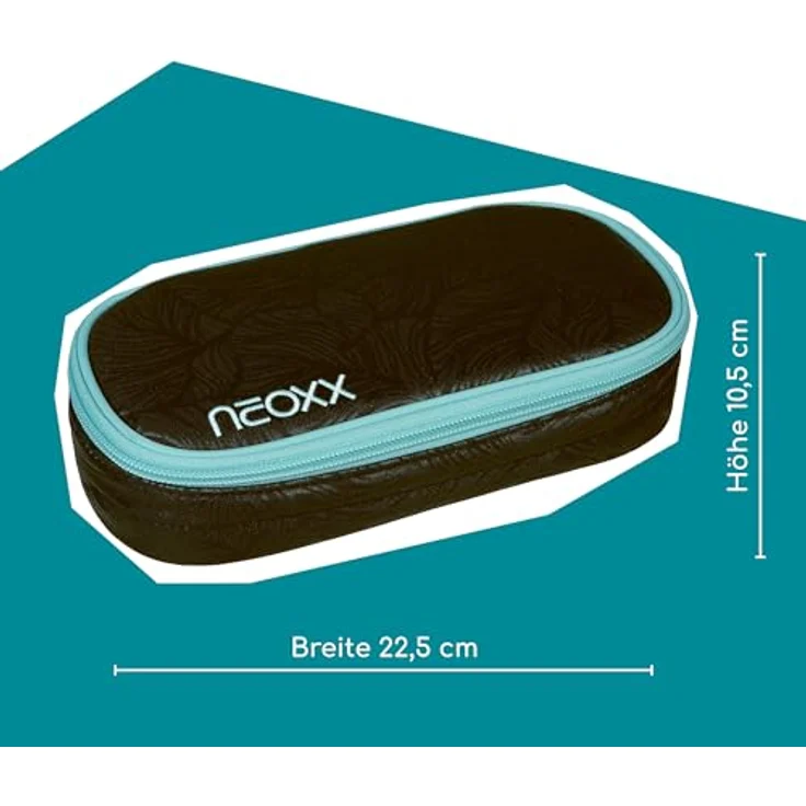 Neoxx Jump Schlamperbox aus recycelten PET-Flaschen, blau - Schulbedarf für Kinder – Bild 5