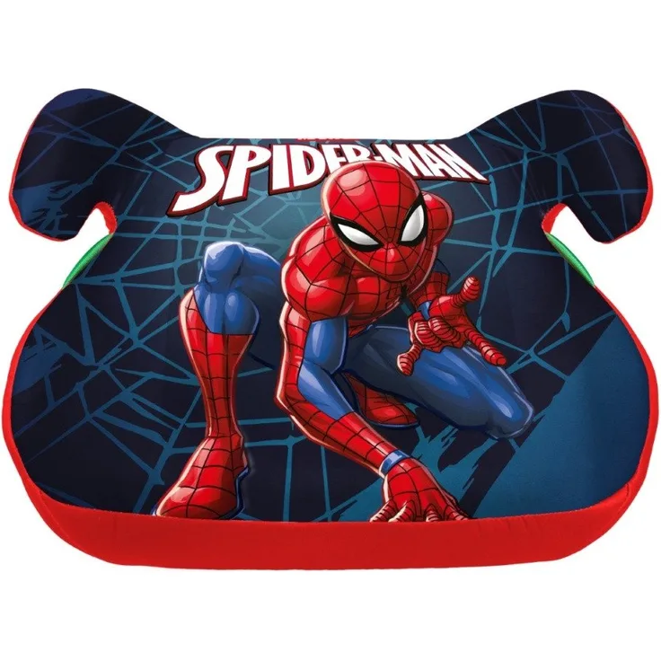 Seven Polska Kindersitzerhöhung "SPIDERMAN", mit Schultergurtführung und waschbarem Bezug, rot/blue?