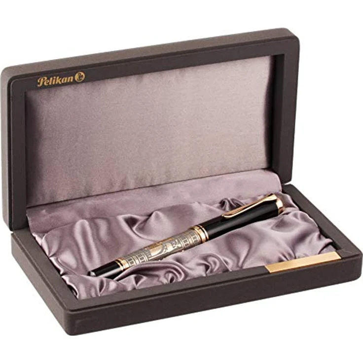 Pelikan Füllfederhalter Toledo M900, 18 Karat Bicolor-Goldfeder, schwarz – Bild 5