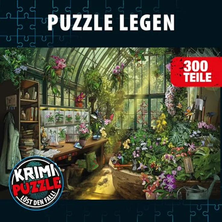 KOSMOS Die DREI ??? - Krimi Puzzle "Die Blüte des Verderbens", 300 Teile, inklusive Mimosensamen-Packung, interaktives Detektivspiel ab 10 Jahre – Bild 5