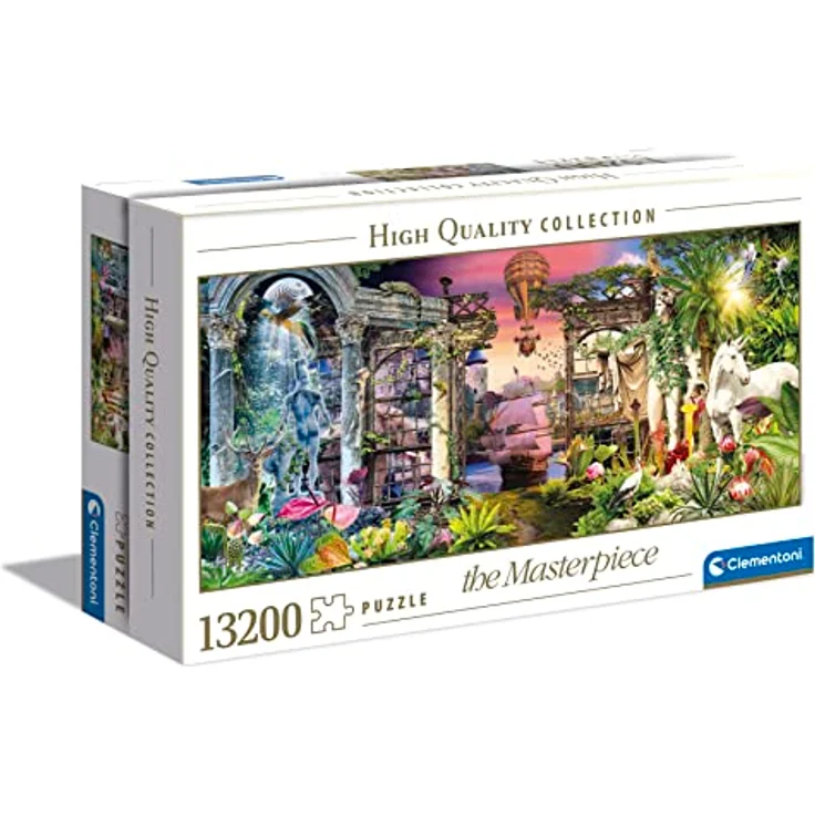 Clementoni 38013 Collection Visionaria Puzzle 13200 Teile, für Erwachsene und Kinder ab 10 Jahren, 291,4 x 134,4 cm, Umweltfreundliches Geschicklichkeitsspiel – Bild 1